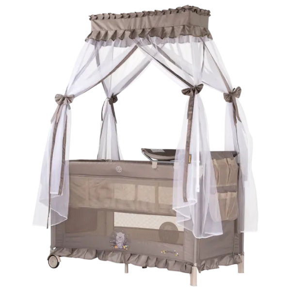 Țarc pentru copii Chipolino Palace Bear (KOSIPA252BE) 0 luni - 3 ani / Beige photo 1