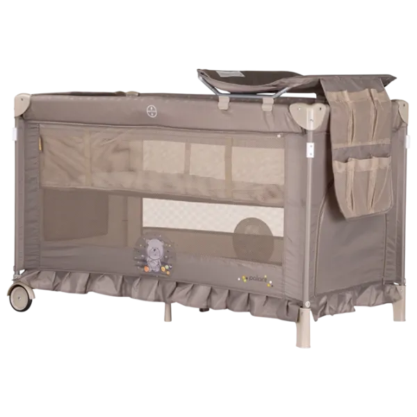 Țarc pentru copii Chipolino Palace Bear (KOSIPA252BE) 0 luni - 3 ani / Beige photo 3