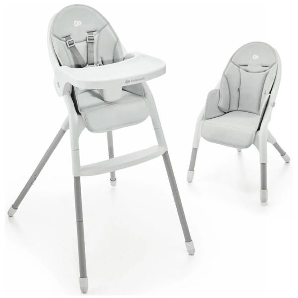 Scaun de masă KinderKraft Dinnly (KHDINN00LGR0000) / 6 luni / Gray  photo 3