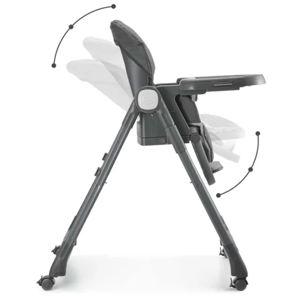 Scaun de masă KinderKraft Tulo (KHTULO00GRY0000) / 6 luni / Gray  photo 2
