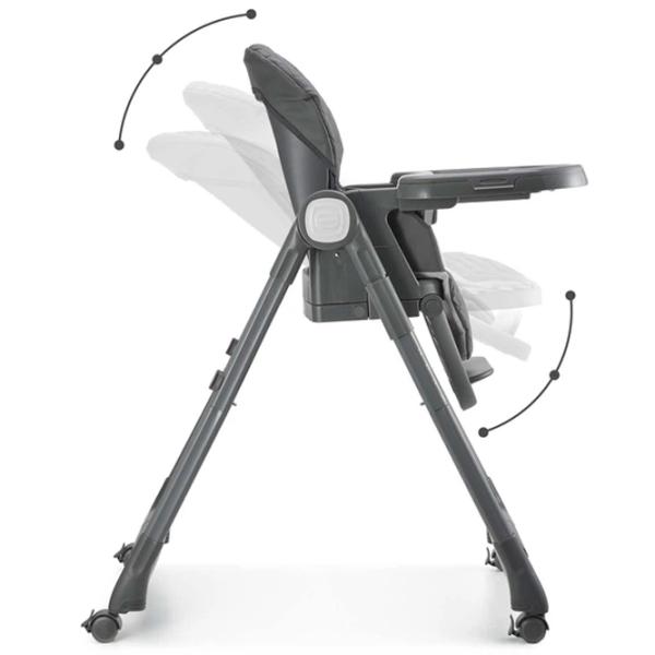 Scaun de masă KinderKraft Tulo (KHTULO00GRY0000) / 6 luni / Gray  photo 2
