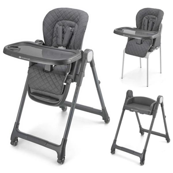 Scaun de masă KinderKraft Tulo (KHTULO00GRY0000) / 6 luni / Gray  photo 3