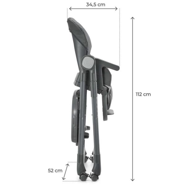 Scaun de masă KinderKraft Tulo (KHTULO00GRY0000) / 6 luni / Gray  photo 7