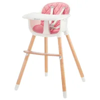 Scaun de masă KinderKraft Sienna (KKKSIENPNK0000) / 6 luni / Pink 