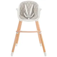 Scaun de masă KinderKraft Sienna (KKKSIENGRY0000) / 6 luni / Gray photo 2