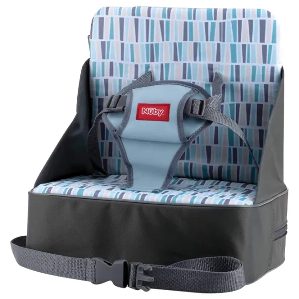 Scaun portativ Nuby NV05002 (5414959058275) / 9 luni / Gray  photo 1
