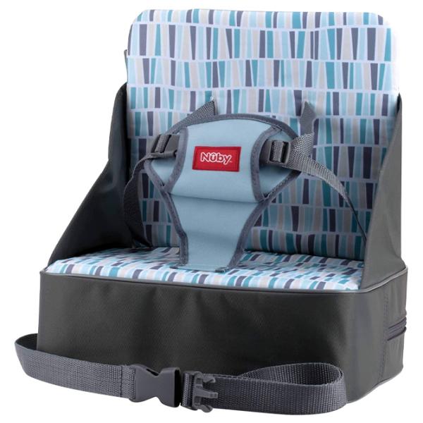 Scaun portativ Nuby NV05002 (5414959058275) / 9 luni / Gray  photo 1