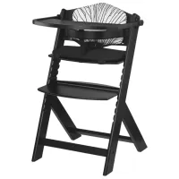 Scaun de masă KinderKraft Enock (KHENOC0PBLK0000) / 5 luni / Black 