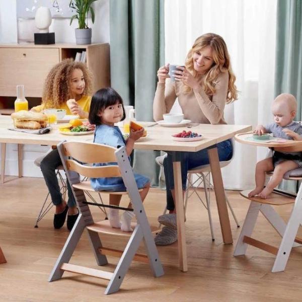 Scaun de masă KinderKraft Enock (KHENOC0PBLK0000) / 5 luni / Black  photo 6