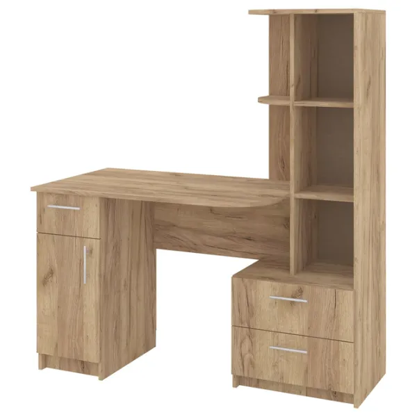 Masă de birou Pehotin Favorit PAL/ Tahoe oak photo 1