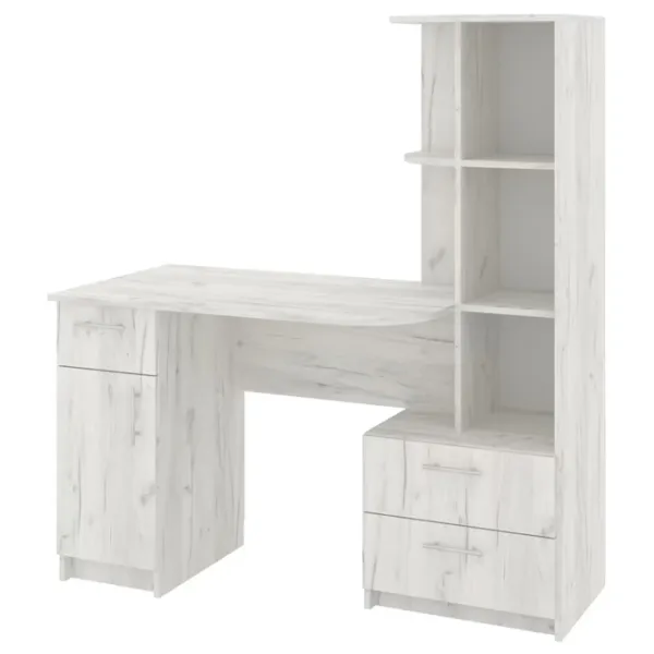 Masă de birou Pehotin Favorit PAL/ Oak white craft photo 1