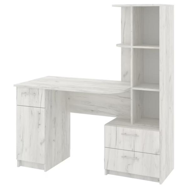 Masă de birou Pehotin Favorit PAL/ Oak white craft photo 1