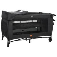 Țarc pentru copii Premaman Top All In (PCIAUY-CCC-UNQ) 0 luni - 3 ani / Black