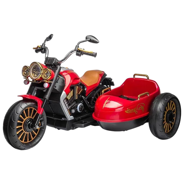 Motocicletă pentru copii Chipolino Duo Tron 50 kg / 3+ / 3 km/h / Red photo 1