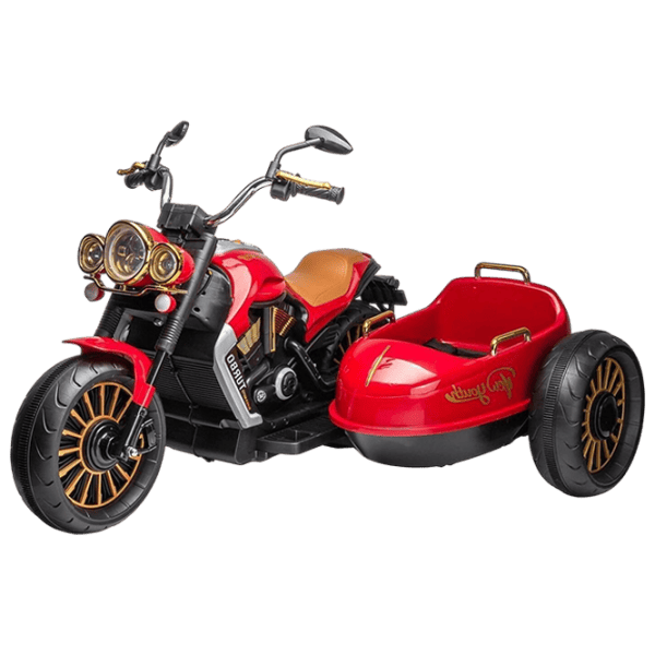 Motocicletă pentru copii Chipolino Duo Tron 50 kg / 3+ / 3 km/h / Red photo 1