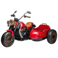 Motocicletă pentru copii Chipolino Duo Tron 50 kg / 3+ / 3 km/h / Red