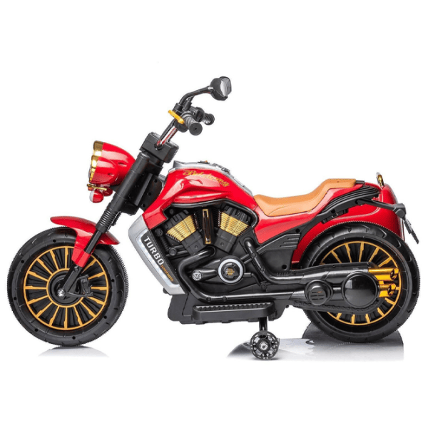 Motocicletă pentru copii Chipolino Duo Tron 50 kg / 3+ / 3 km/h / Red photo 5