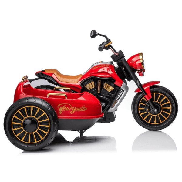 Motocicletă pentru copii Chipolino Duo Tron 50 kg / 3+ / 3 km/h / Red photo 6