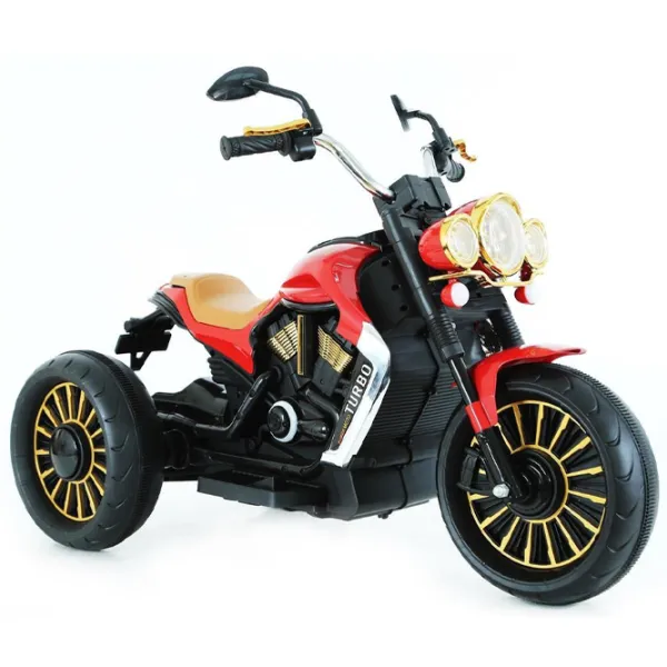 Motocicletă pentru copii Chipolino Turbo 30 kg / 3+ / 3 km/h / Red photo 2