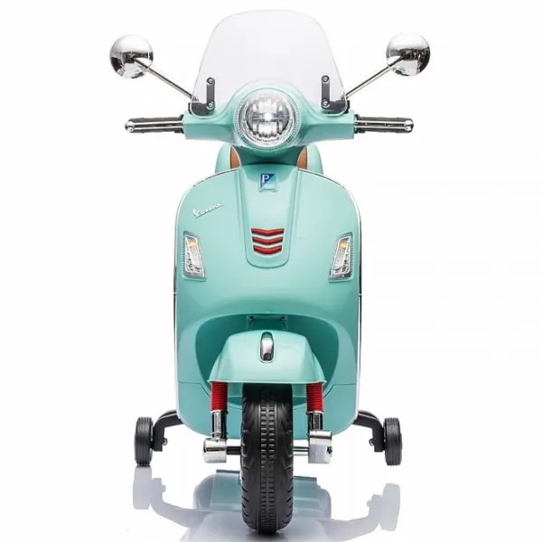 Motocicletă pentru copii Chipolino Vespa GTS Super 30 kg / 3+ / 3 km/h / Teal photo 2