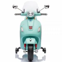 Motocicletă pentru copii Chipolino Vespa GTS Super 30 kg / 3+ / 3 km/h / Teal photo 2