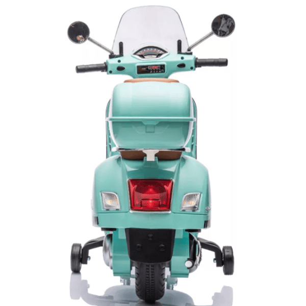 Motocicletă pentru copii Chipolino Vespa GTS Super 30 kg / 3+ / 3 km/h / Teal photo 4