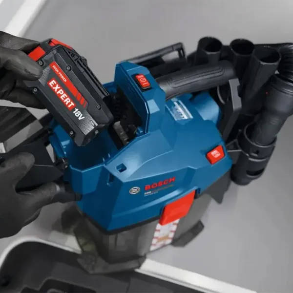 Промышленный пылесос Bosch GAS18V-6LS  / Синий photo 3