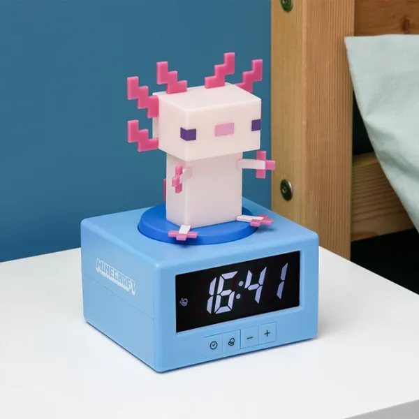 Deșteptător Paladone Axolotl Icon Alarm Clock De masă / Digital photo 3
