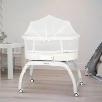 Детская кровать Lionelo Coral 0 месяцев - 1 год / Белый photo 4