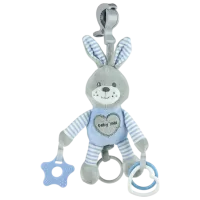 Jucărie moale Baby Mix Baby Mix Rabbit STK-19445 BR 0+ / Blue