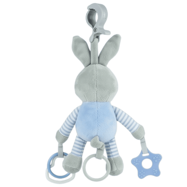 Jucărie moale Baby Mix Baby Mix Rabbit STK-19445 BR 0+ / Blue photo 2