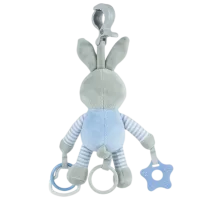 Jucărie moale Baby Mix Baby Mix Rabbit STK-19445 BR 0+ / Blue photo 2