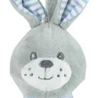 Jucărie moale Baby Mix Baby Mix Rabbit STK-19445 BR 0+ / Blue photo 3