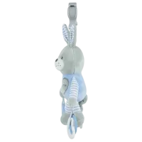Jucărie moale Baby Mix Baby Mix Rabbit STK-19445 BR 0+ / Blue photo 4