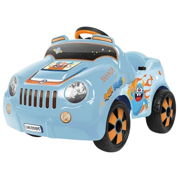 Mașină electrică Injusa Big Boy 6V Space Rider 4 km/h / 30 kg / 1+ / Albastru deschis photo 1