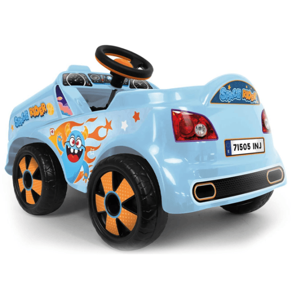 Mașină electrică Injusa Big Boy 6V Space Rider 4 km/h / 30 kg / 1+ / Albastru deschis photo 3
