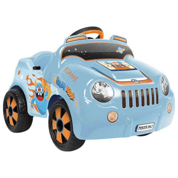 Mașină electrică Injusa Big Boy 6V Space Rider 4 km/h / 30 kg / 1+ / Albastru deschis photo 5