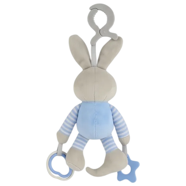 Jucărie moale Baby Mix Rabbit STK-19393 BR 0+ / Blue photo 4