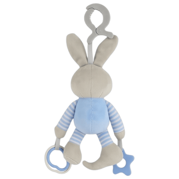 Jucărie moale Baby Mix Rabbit STK-19393 BR 0+ / Blue photo 4