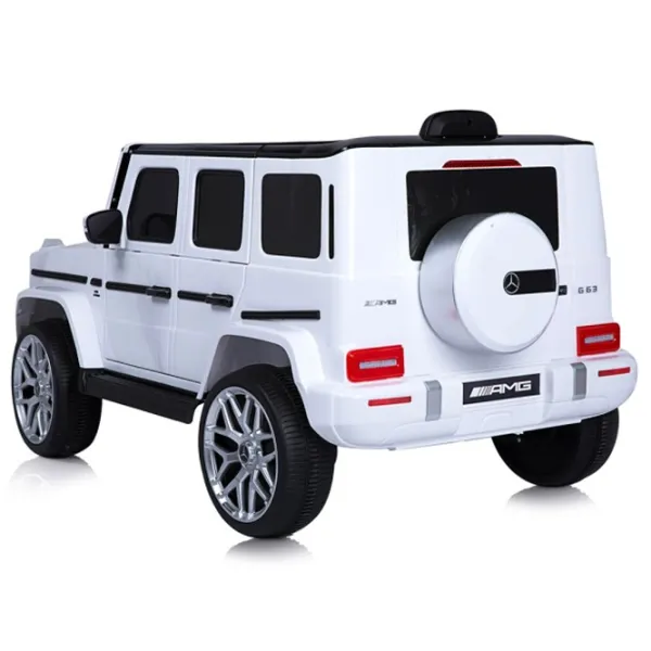 Электромобиль Mercedes-Benz AMG G63 Chipolino ELJG63M251W 5 км/ч / 30 кг / 3+ / Белый photo 4