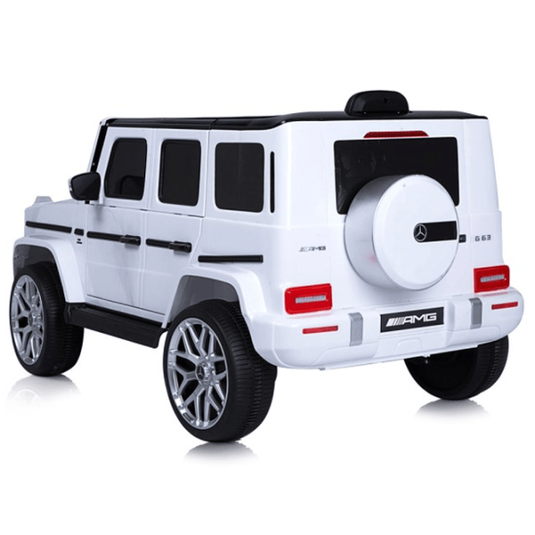 Электромобиль Mercedes-Benz AMG G63 Chipolino ELJG63M251W 5 км/ч / 30 кг / 3+ / Белый photo 4