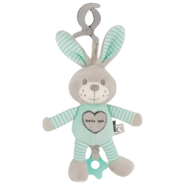 Jucărie moale Baby Mix Rabbit STK-19393 MR 0+ / Mint photo 1