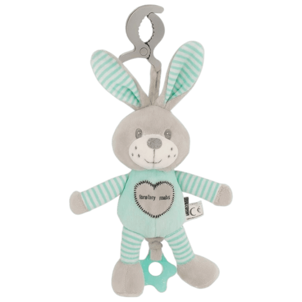 Jucărie moale Baby Mix Rabbit STK-19393 MR 0+ / Mint photo 1
