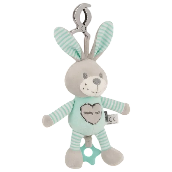 Jucărie moale Baby Mix Rabbit STK-19393 MR 0+ / Mint photo 2