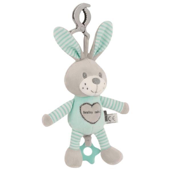 Jucărie moale Baby Mix Rabbit STK-19393 MR 0+ / Mint photo 2
