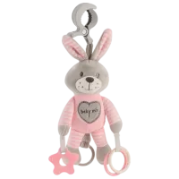Jucărie moale Baby Mix Baby Mix Rabbit STK-19445 PR 0+ / Pink