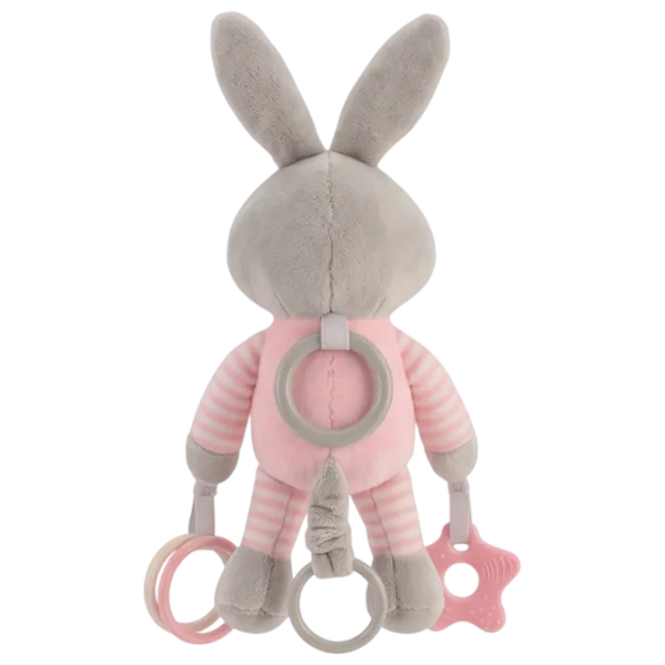 Jucărie moale Baby Mix Baby Mix Rabbit STK-19445 PR 0+ / Pink photo 3