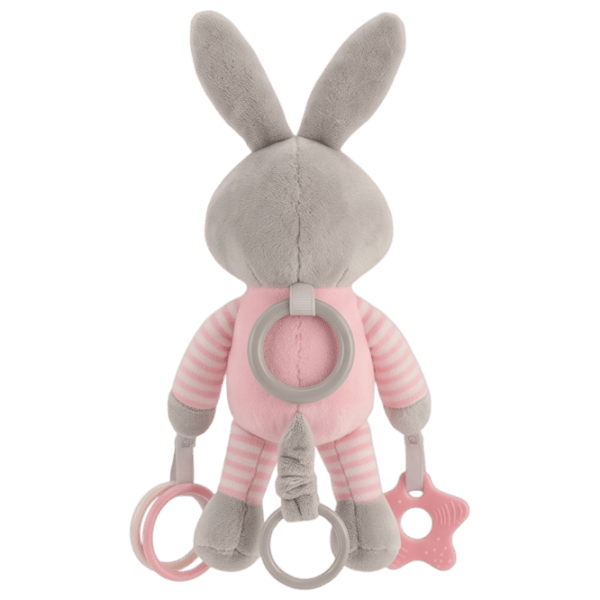 Jucărie moale Baby Mix Baby Mix Rabbit STK-19445 PR 0+ / Pink photo 3
