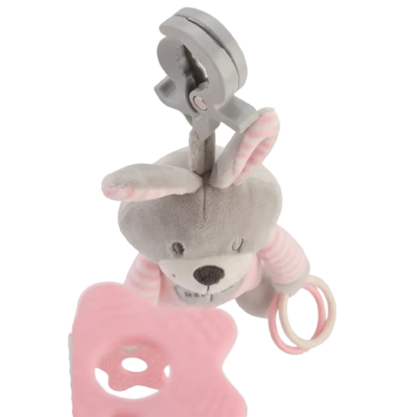Jucărie moale Baby Mix Baby Mix Rabbit STK-19445 PR 0+ / Pink photo 5