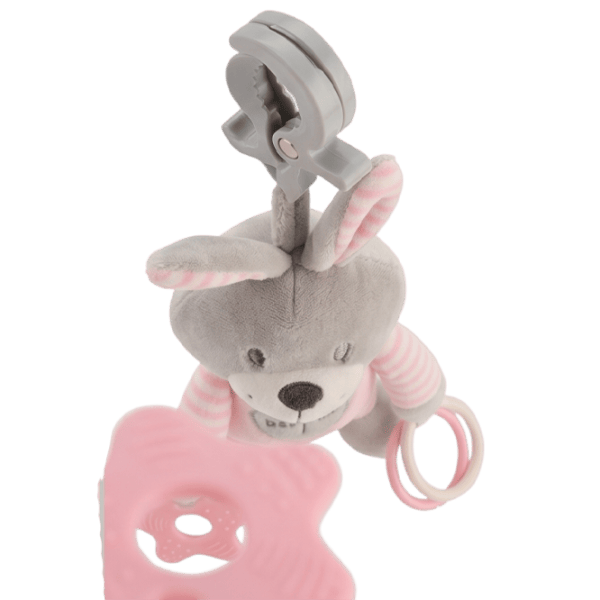 Jucărie moale Baby Mix Baby Mix Rabbit STK-19445 PR 0+ / Pink photo 5
